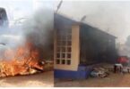 Ejura police station burnt